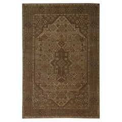 Persische Isfahan Teppiche - Wolle Brown Design - 97169