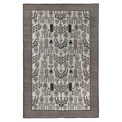 Persische Bakhtiari Teppiche - Wolle Braun Elfenbein Design - 97171