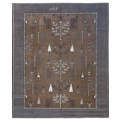 Alfombras Persas Cuadradas Bakhtiari - Lana Diseño Marrón - 97213