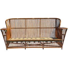 Antique Stick Wicker Sofa