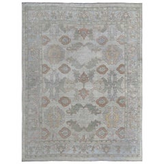 Tappeti Afghanistan Oushak - Lana Avorio Design-Light - 97266