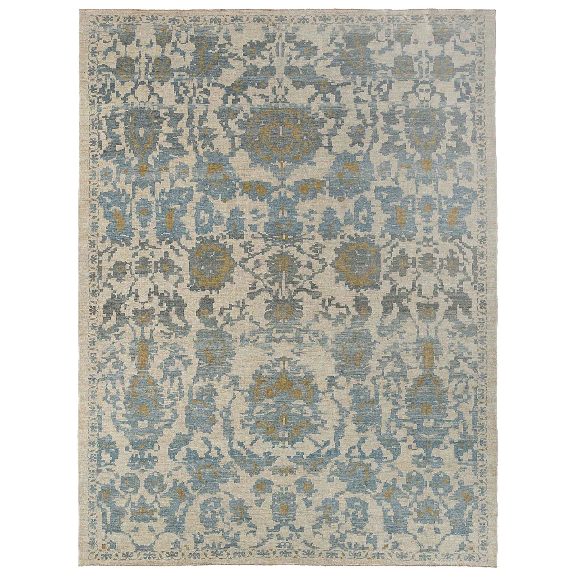 Tappeti per l'area Afghanistan Sultanabad Rugs - Disegno in lana e avorio - 97277