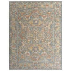Tapis d'Afghanistan Sultanabad - Design gris en laine - 97280