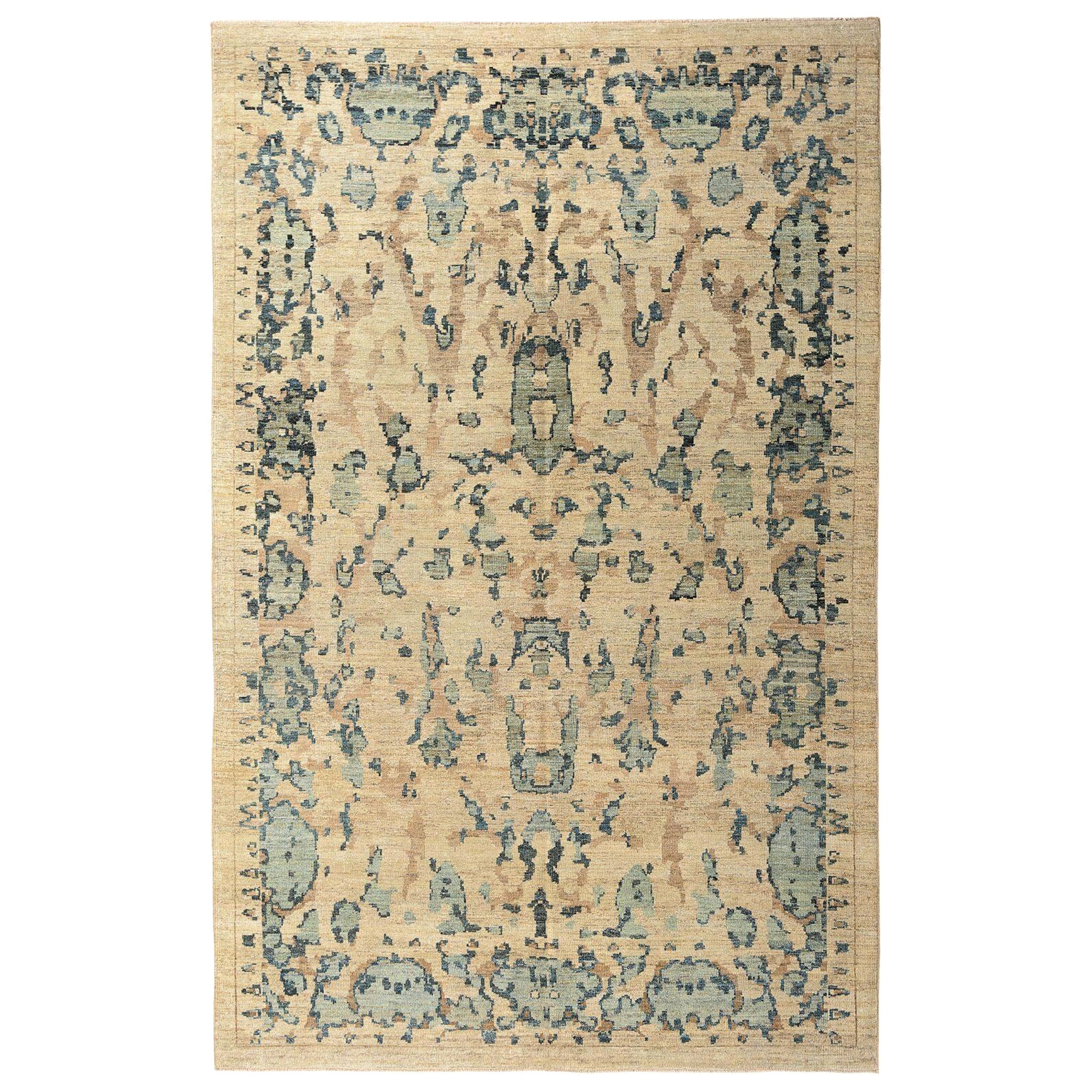 Afghanistan Sultanabad Area Rugs - Wolle Elfenbein Design - 97282