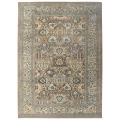 Afghanistan Sultanabad Over Size Rug - Wool Brown Orange - 97290