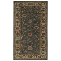 Tapis d'Afghanistan Sultanabad, motif bleu en laine - 97304