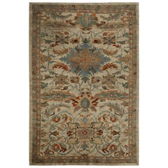 Petit tapis Sultanabad en laine ivoire, Afghanistan - 97308