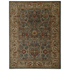 Tapis d'Afghanistan Sultanabad, motif bleu en laine - 97309