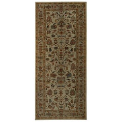 Tapis Sultanabad surdimensionné en laine ivoire - 97310
