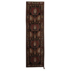 Persian Azerbaijan Area Rugs - Wool Black Red Design - 97388