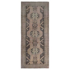 Tapis de sol persan Azerbaïdjan - Laine Brown Pink Taupe Design - 97397