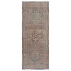 Tapis de sol Persan Bijar - Laine Design Brown - 97374