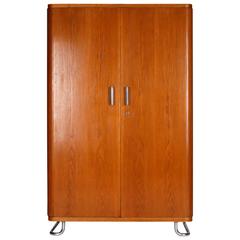 Czech Mid-Century Tubular Steel Cabinet, 1950