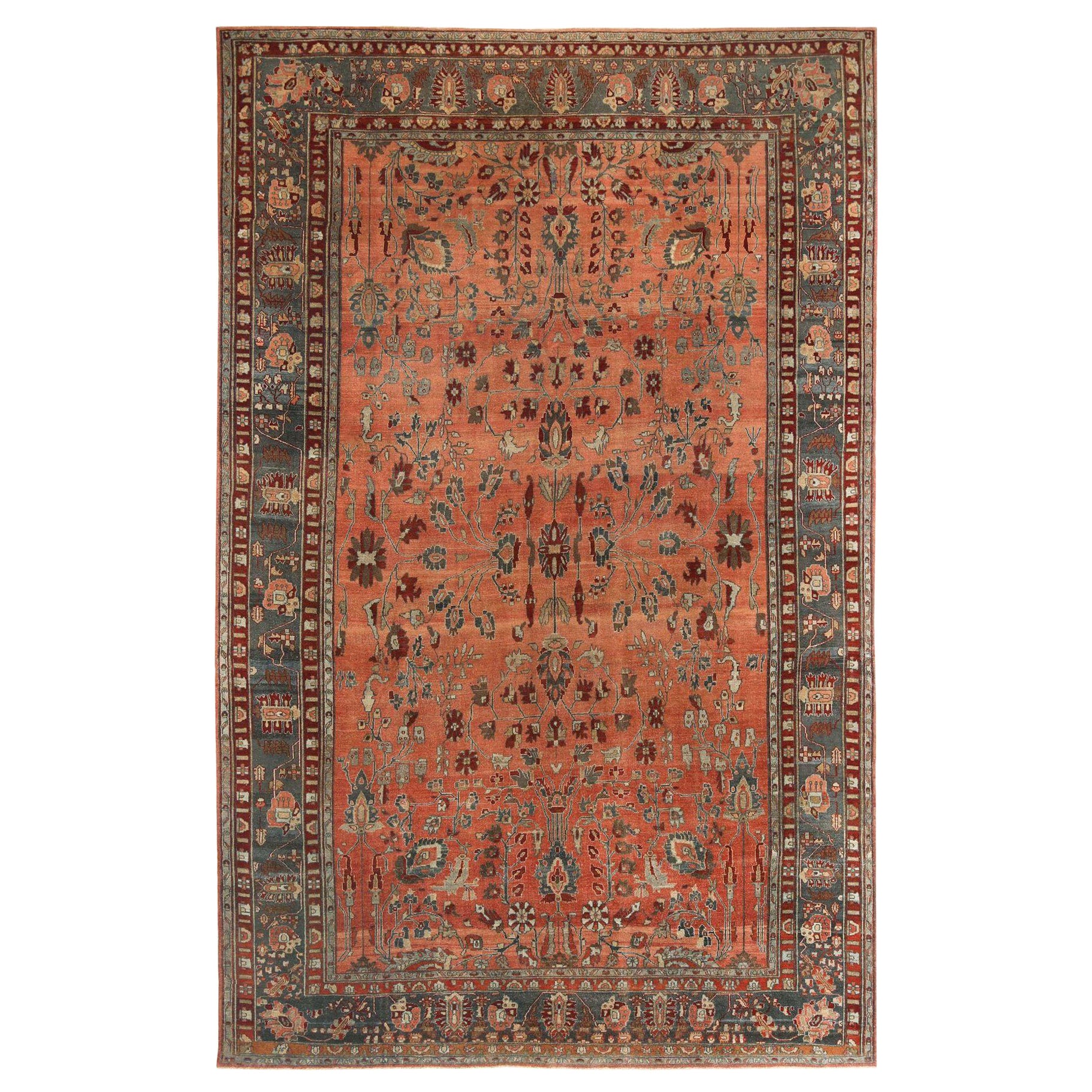 Tappeto persiano Malayer Over Size - Lana Design/One rosa - 97377