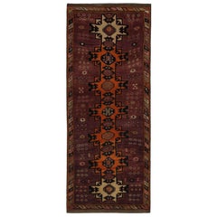 Tappeti persiani Shiraz - Lana Orange Purpel Design - 97437