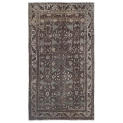 Tappeto persiano Bijar Small - Disegno in lana marrone - 97450