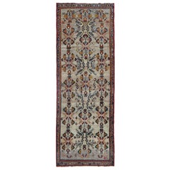 Tappeto Runner Persiano Shiraz - Design Lana Avorio - 97456
