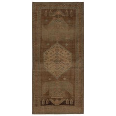 Tappeti persiani Bijar - Design marrone in lana - 97470