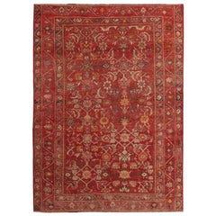 Petit tapis persan azerbaïdjan - Motif rouge en laine - 97421