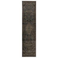 Tappeto Persiano Malayer Runner - Design Marrone Lana - 97478