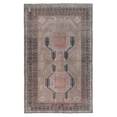 Tappeto persiano Azerbaijan Small - Lana Taupe Design - 97425