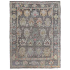 Afghanistan Oushak Over Size Teppich - Wolle Brown Design - 97497