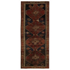 Tappeti persiani Azerbaijan - Lana blu navy rosso - 97447