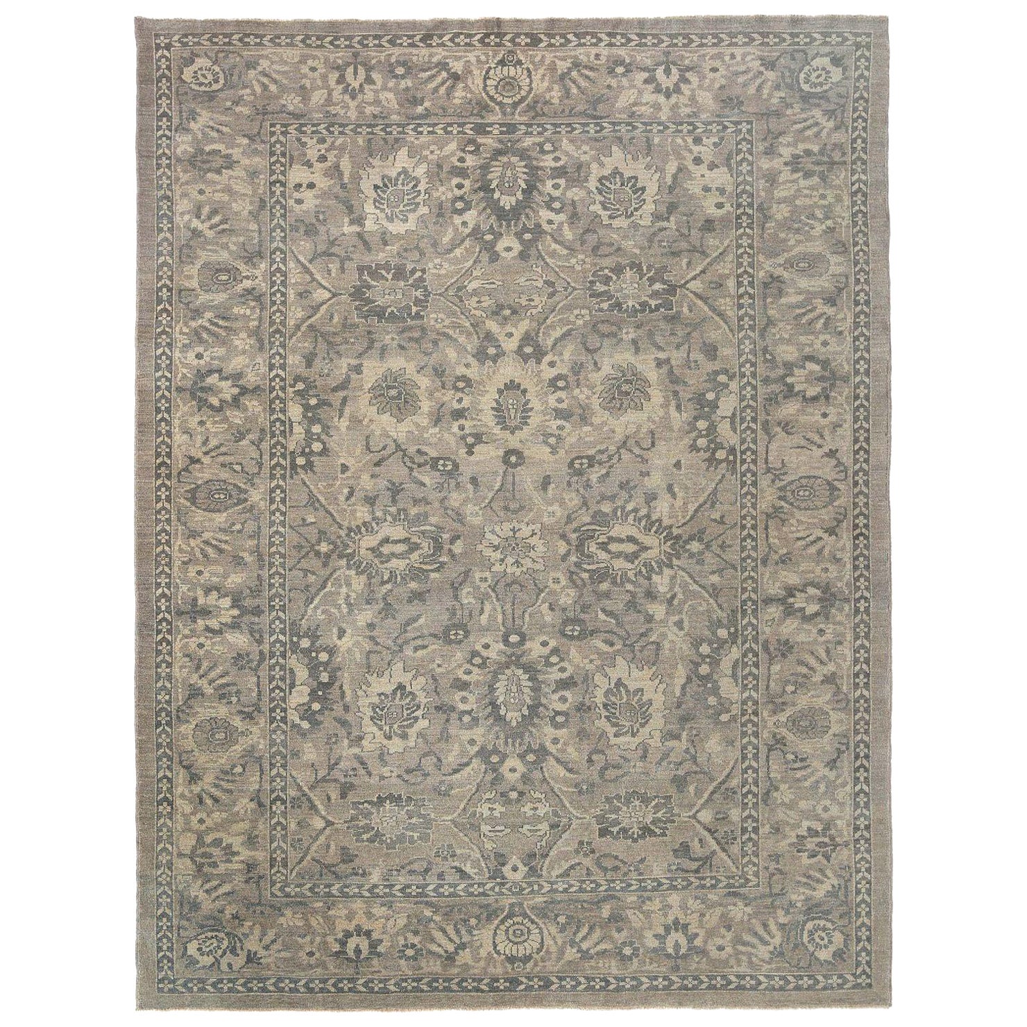 Afghanistan Sultanabad Teppiche - Wolle Braun Elfenbein Taupe - 97503