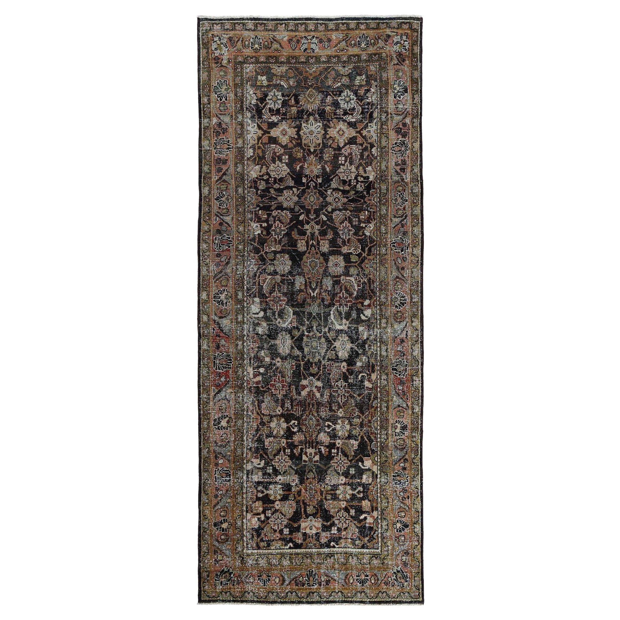 Tappeti persiani Mahal - Lana Marrone Rosso Design - 97561