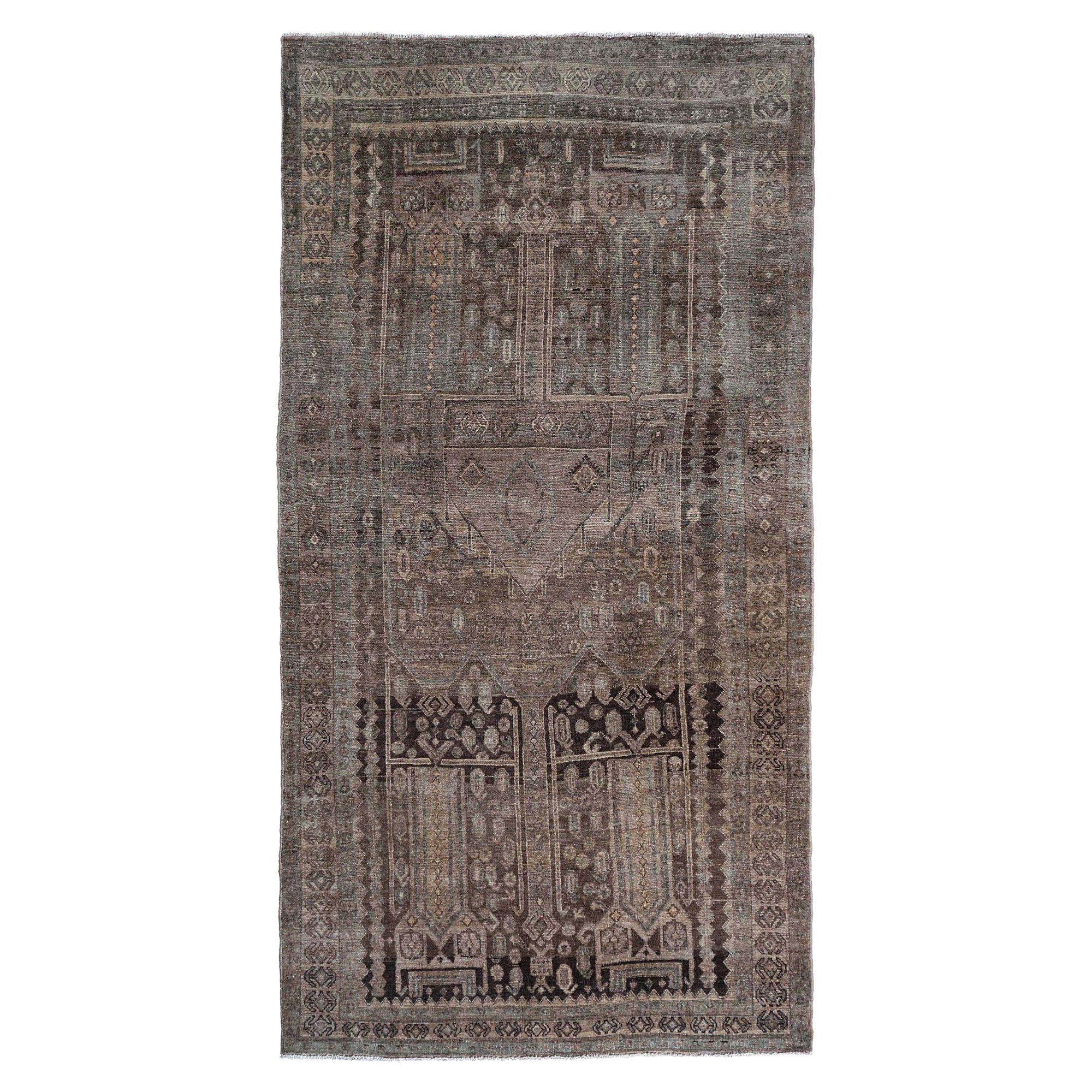 Petit tapis persan Bijar - Laine Design Brown Design - 97597