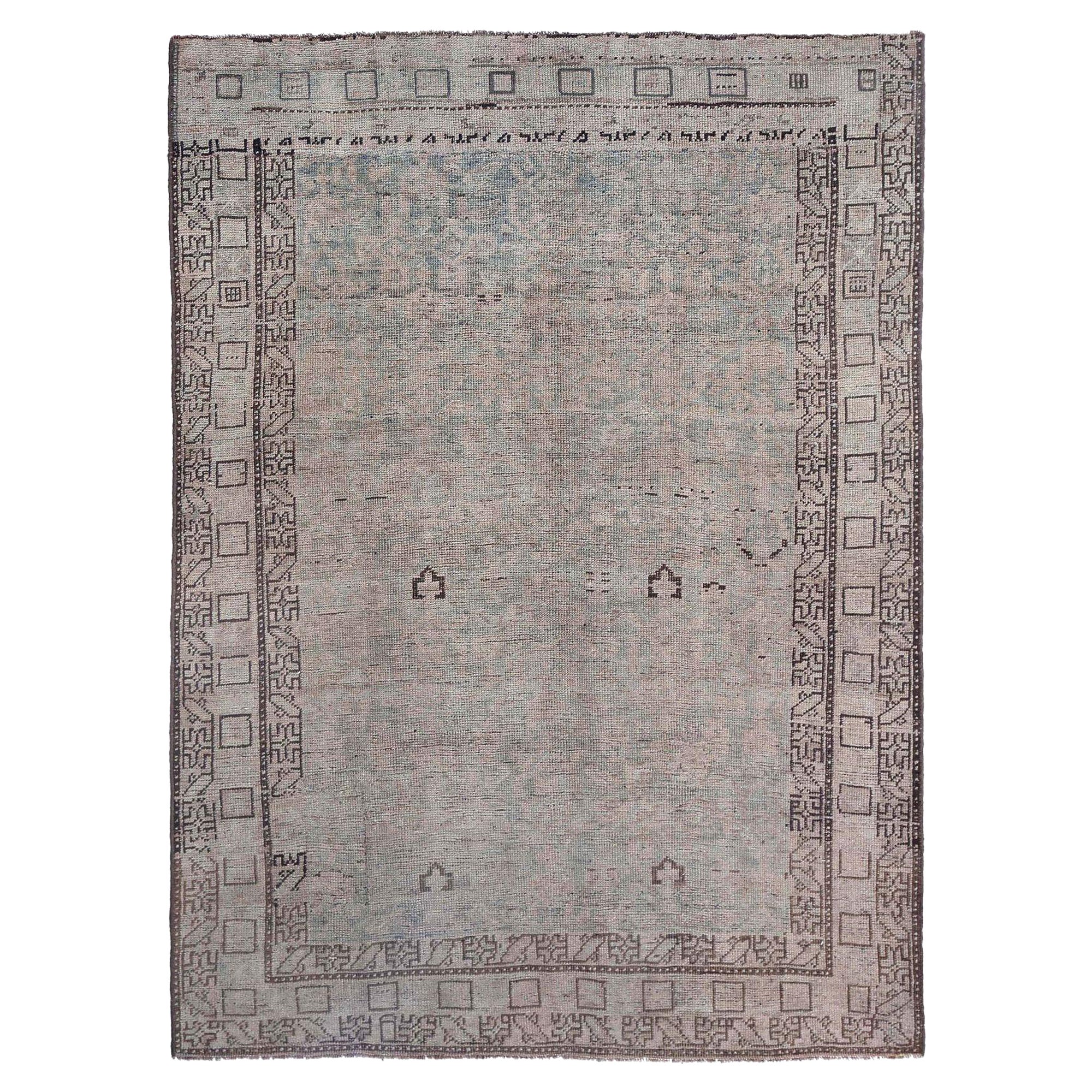 Tappeto persiano Bijar Small - Lana Design-Light Rosa - 97600 in vendita