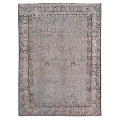 Alfombra Persa Bijar Pequeña - Lana Light Blue Pink Design - 97600