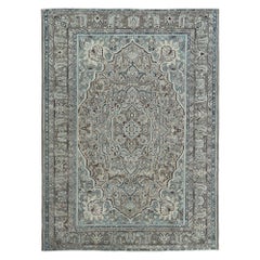 Alfombras Persas Bakhtiari - Lana Marrón Diseño Azul Claro - 97552