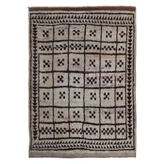 Alfombra Persa Gabbeh Small Design Lana Marfil - 97572