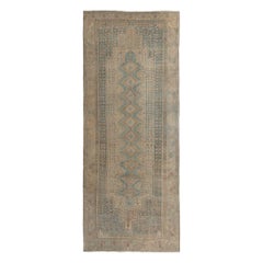 Tappeto Persiano Bijar Runner - Lana Design-Light Taupe - 97643