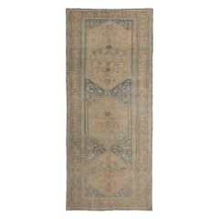 Tapis persans Bijar - Motif bleu taupe en laine - 97644