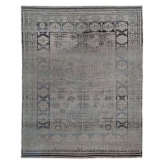 Tapis persan Azerbaïdjan Small - Laine Brown Taupe Design - 97591