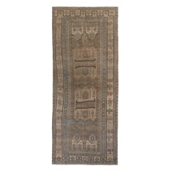 Persischer Bijar Small Teppich - Wolle Brown Design - 97647