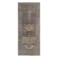 Persische Bijar Teppiche - Wolle Braun Elfenbein Design - 97594