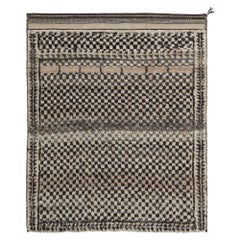 Tapis persan Gabbeh Small - Laine Brown Design/One - 97658