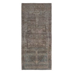 Persian Bijar Area Rugs - Wool Brown Design - 97612