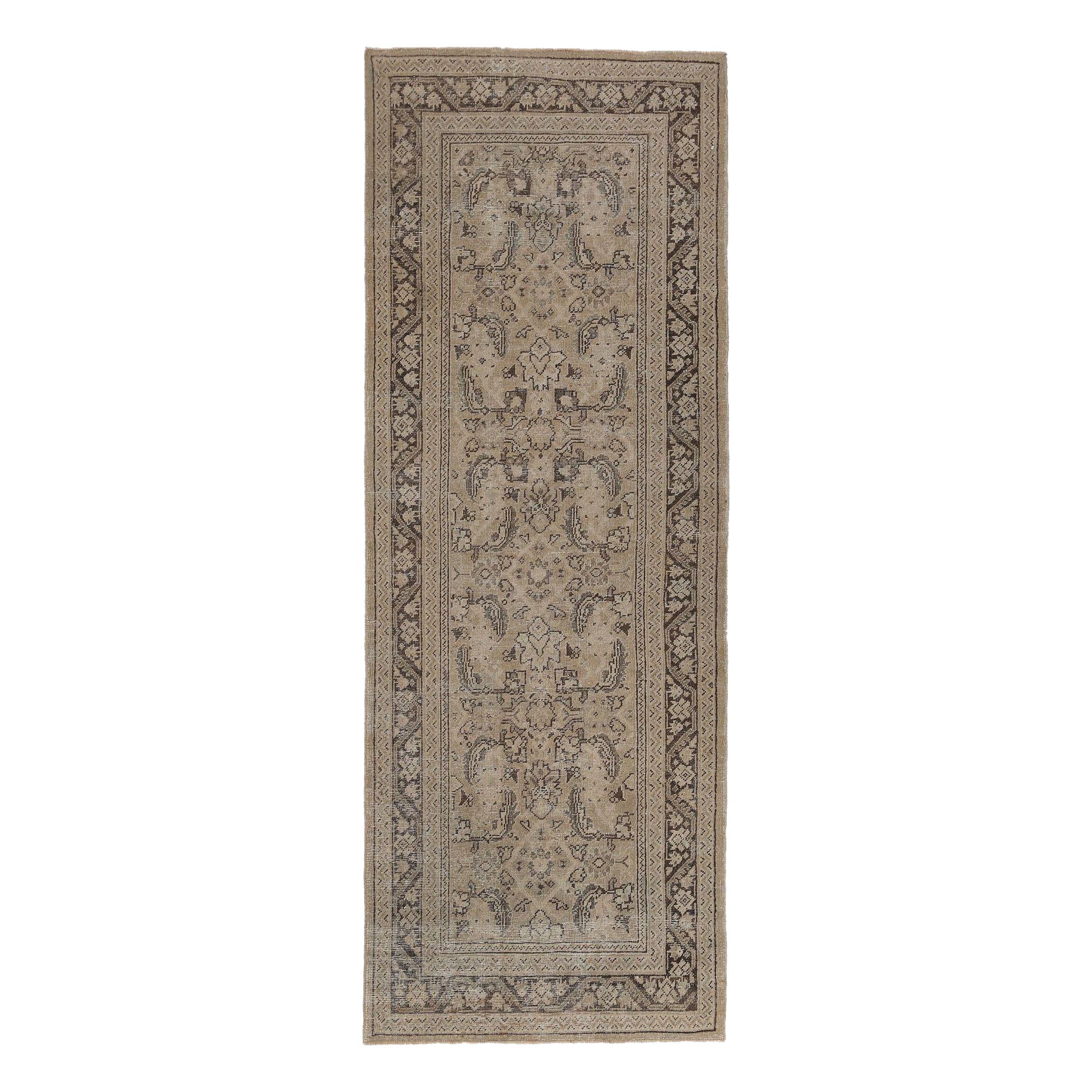 Tappeto Persiano Mahal - Lana Avorio Taupe Design - 97664