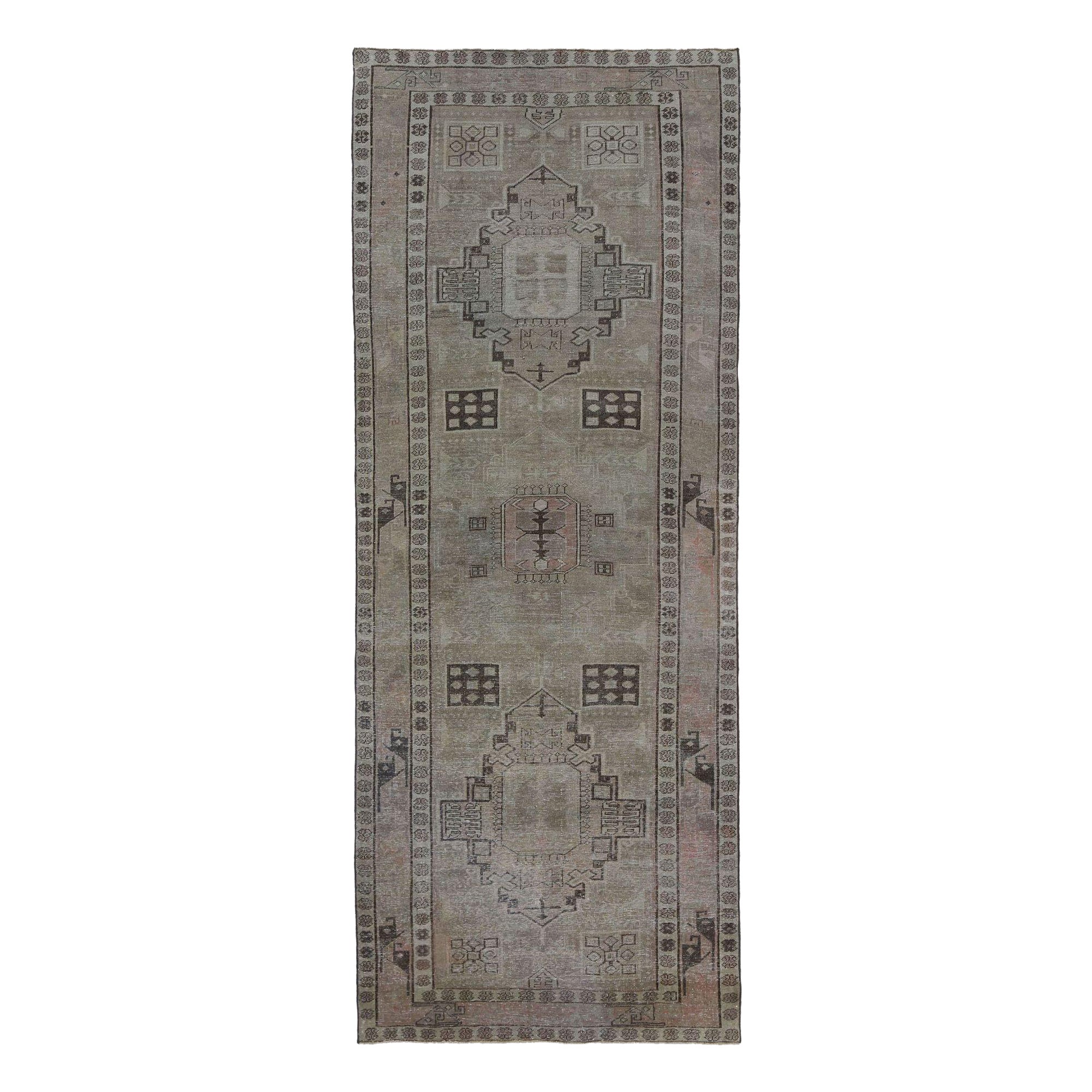 Tappeti persiani Azerbaijan - Lana Rosso Taupe Design - 97629 in vendita