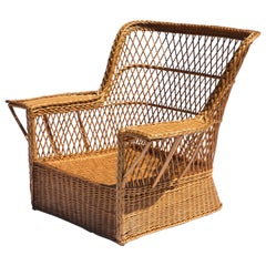 Antique McHugh Willow Armchair