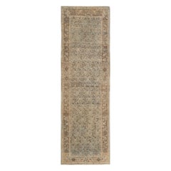 Alfombra Persa Malayer - Diseño Lana Marfil Azul Claro - 97686
