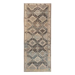 Alfombra Persa Malayer Small Design - Lana Marrón Marfil - 97687