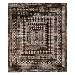Tapis persan Gabbeh Small - Laine Brown Design/One - 97655