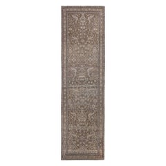 Alfombra Persa Azerbaiyán - Lana Marrón Diseño Marfil - 97724