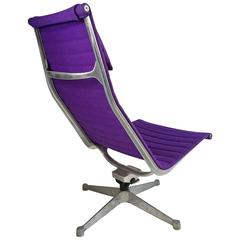 Eames for Herman Miller Aluminum Group Lounge Chair, Rare Lavender