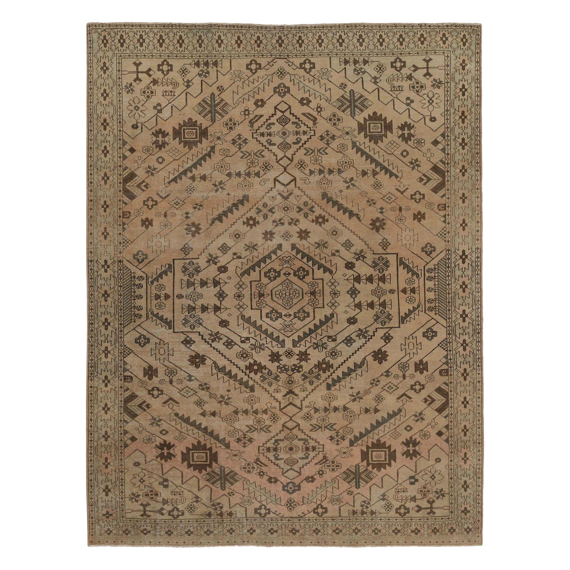 Persian Malayer Area Rugs - Wool Taupe Design - 97761